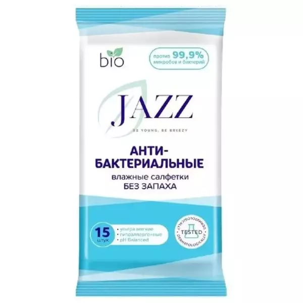 Влажные салфетки Jazz  72шт (24)