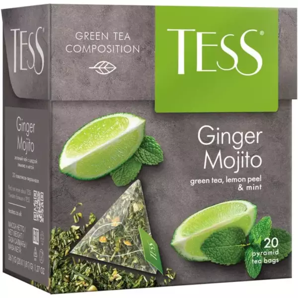 Чай Tess Ginger Mojito green tea (20пакет)