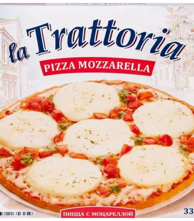 Пицца с моцареллой La Trattoria 335 гр./5