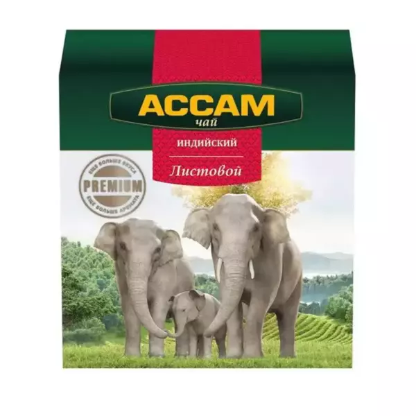 Чай «Ассам» листовой,зеленый 100гр Premium