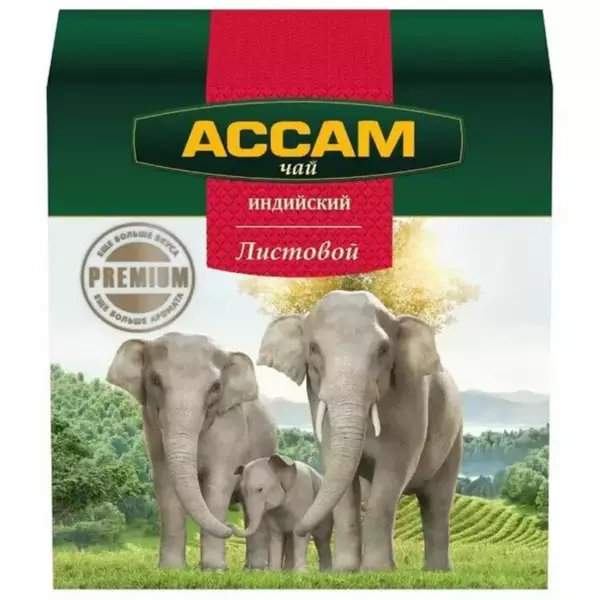 Чай»Ассам»индийский листовой 250гр Premium