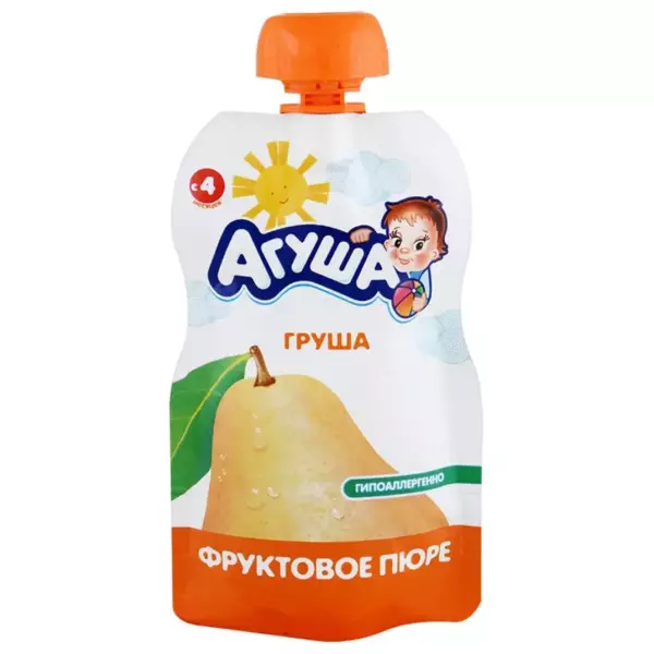 Пюре фруктовое «Агуша» 100гр Груша