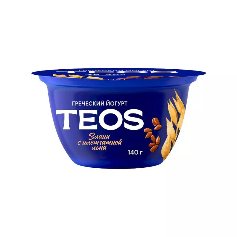 Йогурт «Греческий TEOS»Злаки с клетчаткой льна» 2,0% 140гр Йогурт «Греческий TEOS»Злаки с клетчаткой льна» 2,0% 140гр