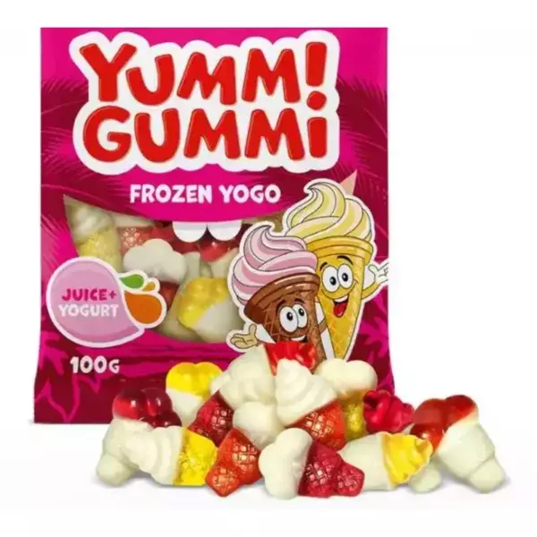Конфеты желейные Yummi Gummi Frozen Yogo 70гр /22шт