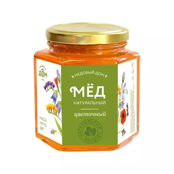 Мёд натур.»Медовый Дом»1300гр пл.ведро