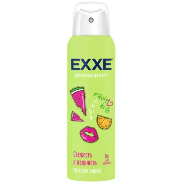 EXXE Женский дезодорант Свежесть и нежность Fruit kiss, 150 мл (спрей)