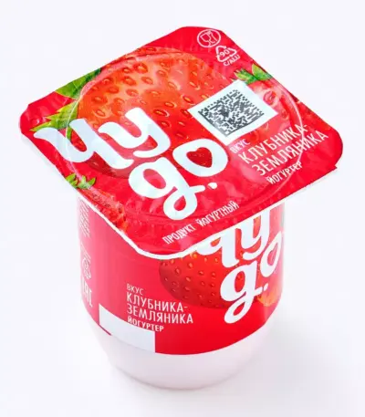 Йогурт «Клубника» 2,5% 400 гр