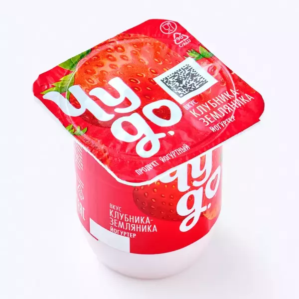 Йогурт «Клубника» 2,5% 400 гр