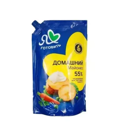 Майонез ЯЛГ «Домашний»55%  390 мл