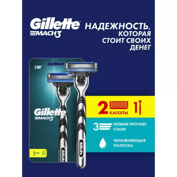 GIL MACH3 Бритва с 2 кас