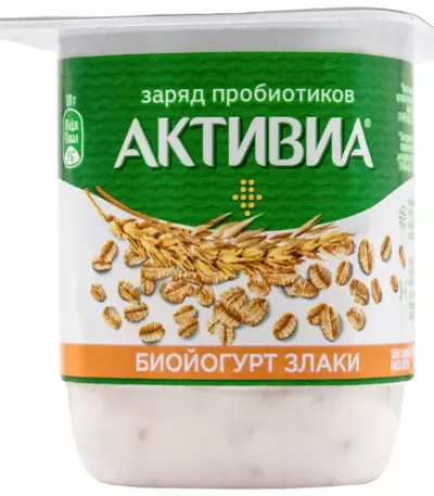 Йогурт пит.Активиа Злаки 670гр