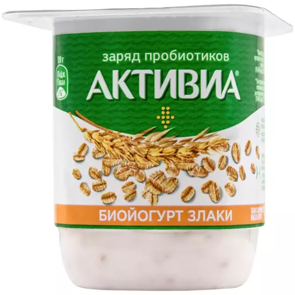 Йогурт пит.Активиа Злаки 670гр