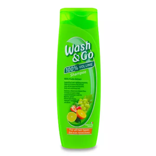 Wash&Go шампунь 360мл с экстрактом фруктов (для всех типов волос)