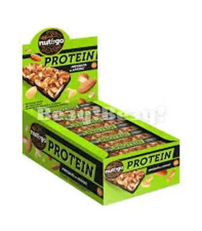 Батончик Protein Nut&GO миндаль,арахис,арахисовая паста 36гр