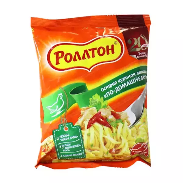 ЛБП Роллтон курица острая по домашнему 85гр