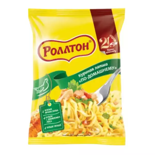 ЛБП Роллтон курица по-домашнему  85гр
