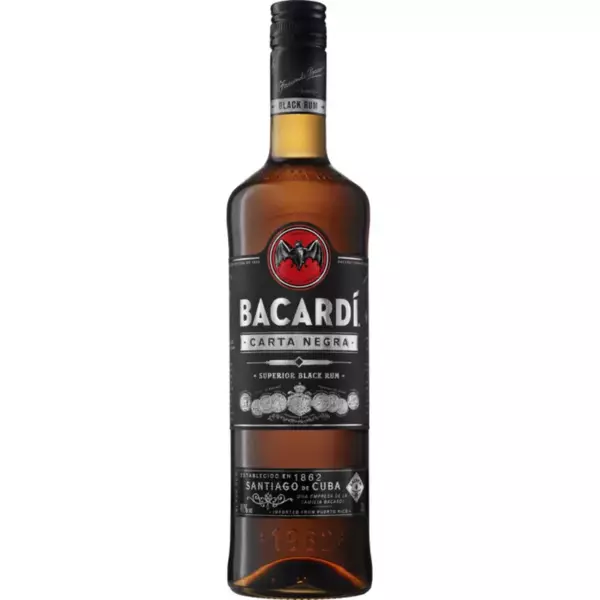BACARDI RUM Carta Negra 0,5
