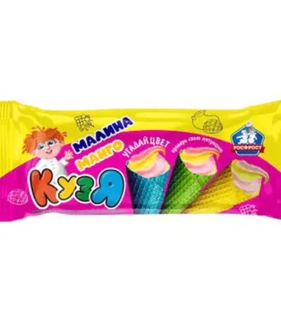Рожок Кузя манго-малина 80гр