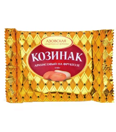 Козинак арахисовый на фруктозе 110гр.