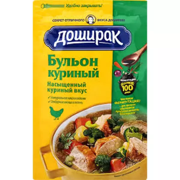 Бульон "Доширак"Заготовка для бульона куриный 90гр