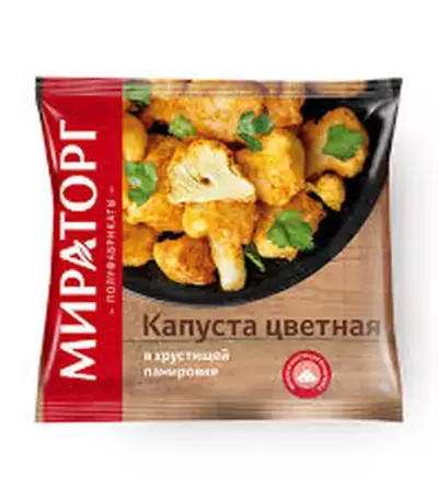 Цветная капуста в хруст.паниров.400г Мираторг
