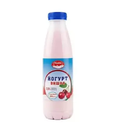 Иогурт питьевой 0,5 л - 2,5% (вишня)