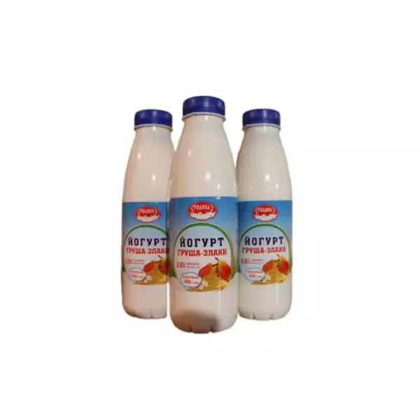 Иогурт питьевой 0,5 л - 2,5% (груша  злаки)