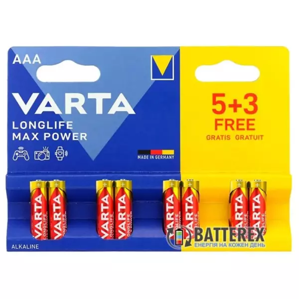 Батарейки  MAXI POWER   LR03, AAA SIZE(1.5V), 2РСS/BLISTER CARD