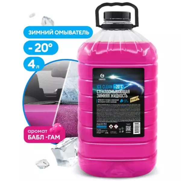 Жидкость стеклоомывающая "Ice Clean" -20 (канистра 4л.)