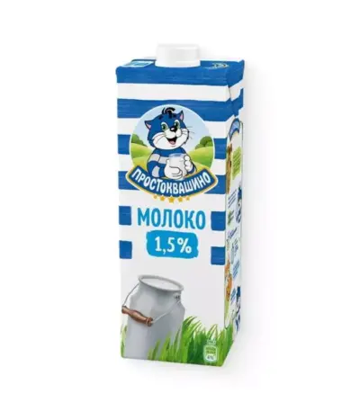 Молоко Простоквашино 1,5% 950мл