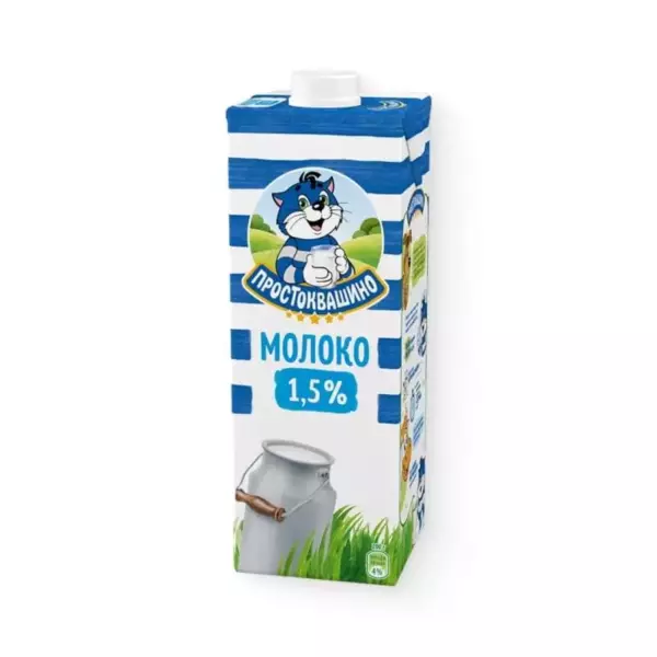 Молоко Простоквашино 1,5% 950мл