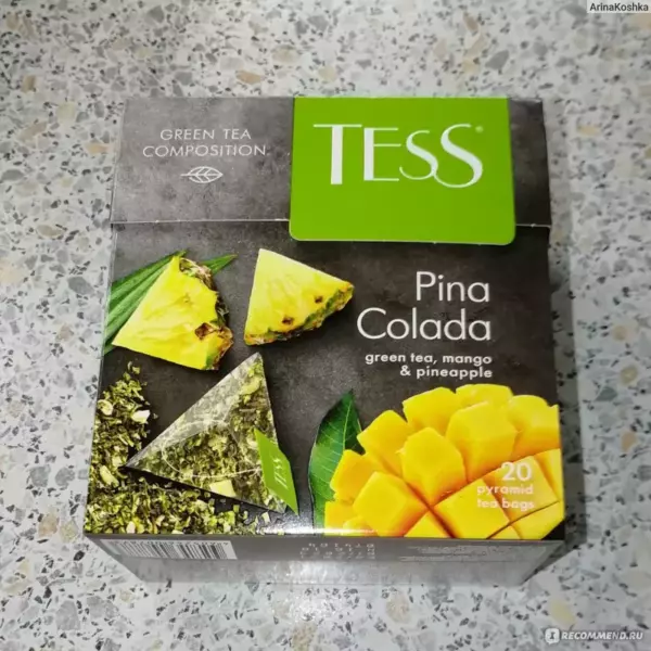 Чай Tess Pina Colada green tea (20пакет)