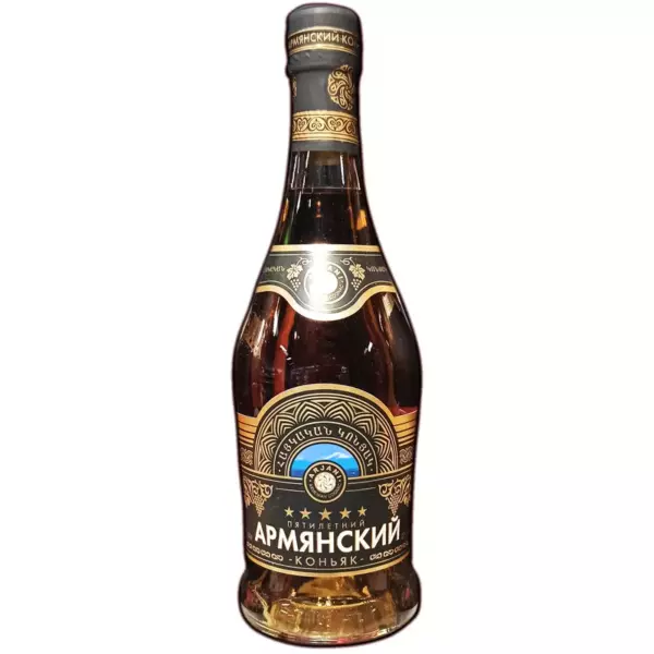 Коньяк пятилетний Три звездочки (АО ККЗ) 0,25