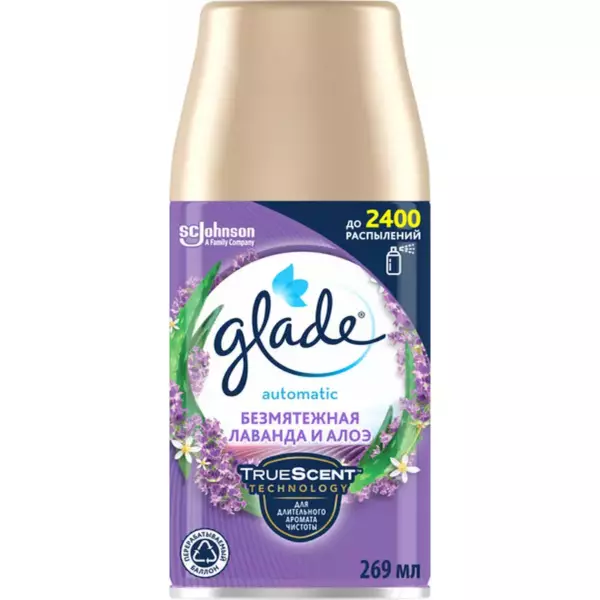 Glade Automatic «Безмятежная Лаванда и Алоэ » см. бал. 6*269 мл