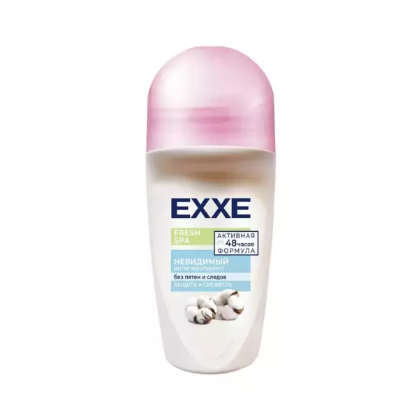 EXXE женский дезодорант антиперспирант Fresh SPA Невидимый, 50 мл (ролик)
