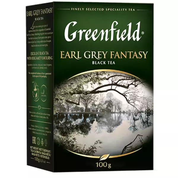 Чай Greenfield Earl Grey Fantasy black 100гр