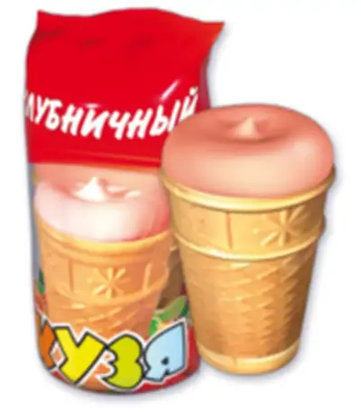 Мороженое Кузя Клубника 70гр