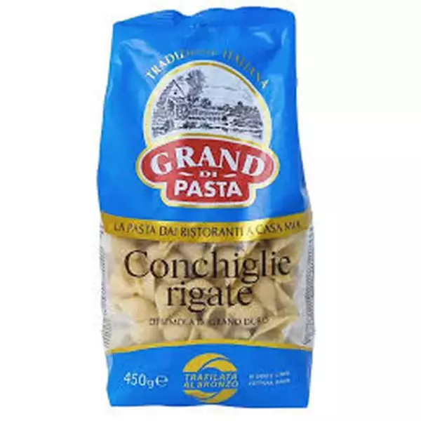 Grand di Pasta CONCHIGLIE RIGATE (Конкилье ригате) 450 гр.