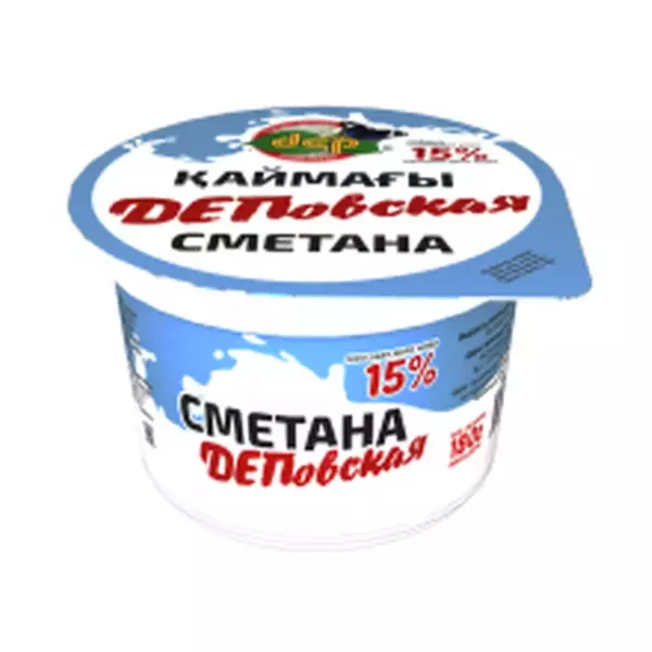 Сметана ДЕПовская 15% 180 гр