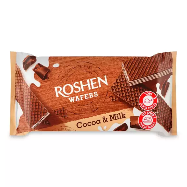 Вафли Roshen Wafers какао-молоко 216гр /16шт