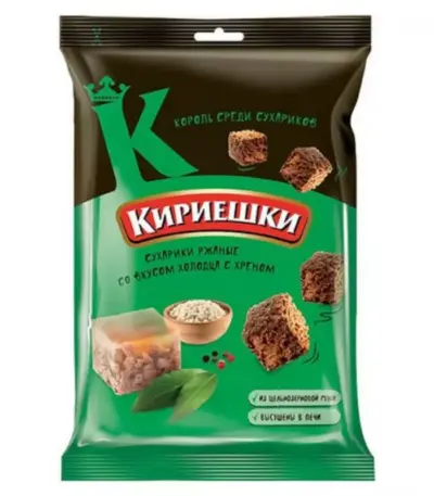 Сух.Кириешки ржан.100г/28 Холодец с хреном