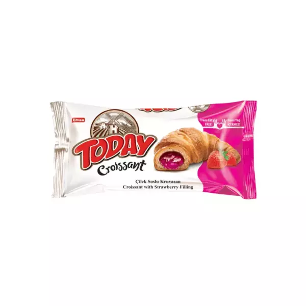 TODAY CROISSANT-ARB/RU STRAWBERRY 40GR (20X4)  ШТУКА