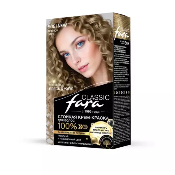 FARA Краска для волос Classic 508 лесной орех 161,4гр (6)