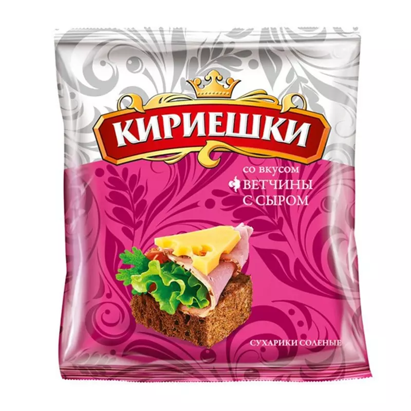 Сух.Кириешки ржан.100г/28 Ветчина с сыром Сух.Кириешки ржан.100г/28 Ветчина с сыром