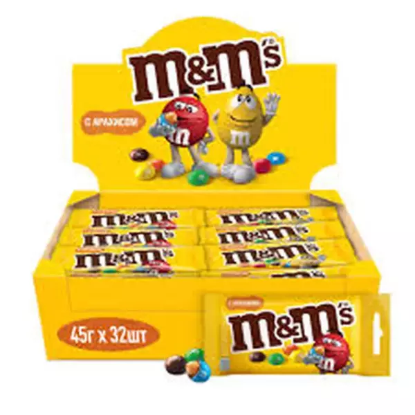 M&Ms с арахисом 45гр Everest (32)