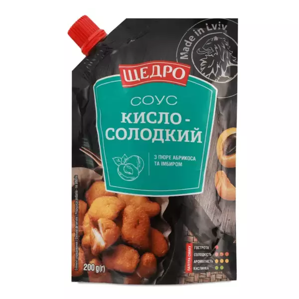 Соус Кисло-сладкий д/п (14) 200гр new