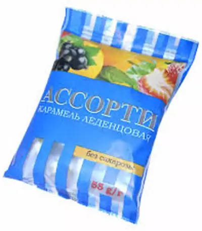 Леденцы Ассорти с изомальтом 55гр