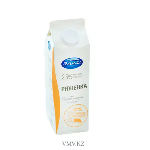 Ряженка 2,5% 500 гр п/п