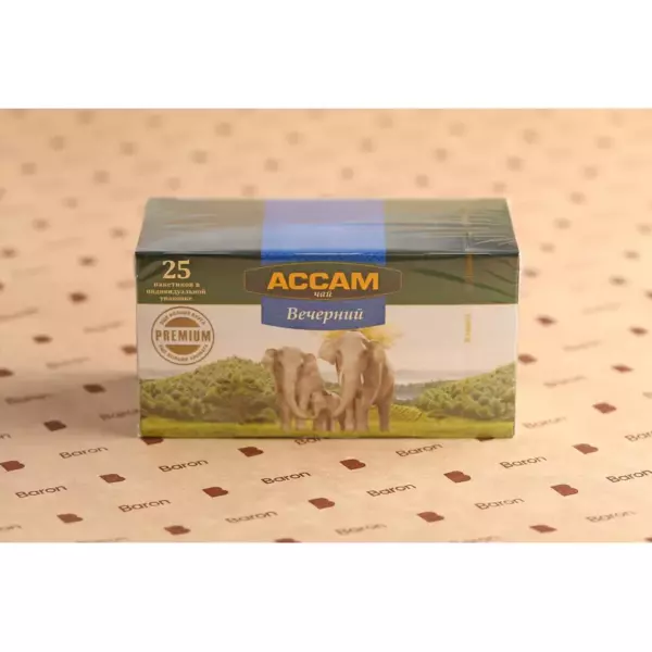 Чай Assam Вечерний пакетир. 25*1,8
