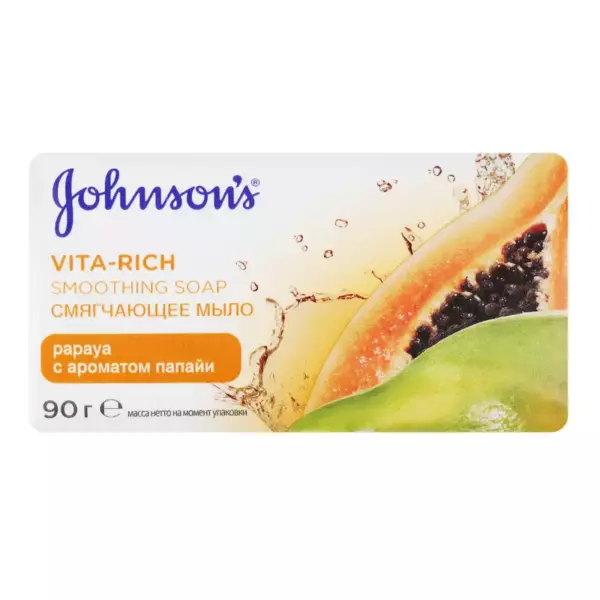 JH VIT-RI Мыло смягчающее c ароматом папайи 90 г